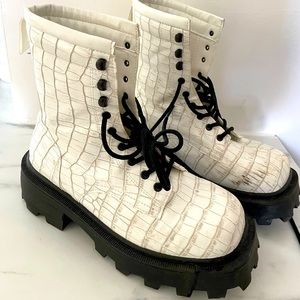 topshop chunky combat boots